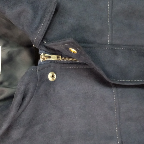 LEWKIN Faux Suede Zipper Bonber Jacket Korean Women's Fashion Size - Picture 12 of 16